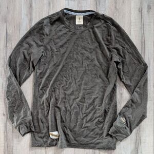 Tracksmith Women's Harrier Merino Long Sleeve Shirt, Small (B7)